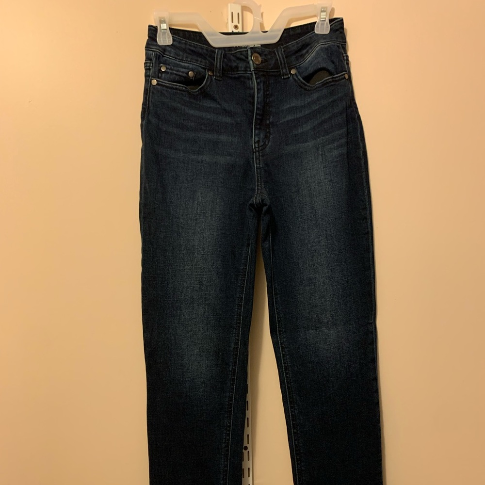Time & Tru Highrise Straight Leg Jeans